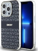 Telefoniümbris DKNY IML Mono & Stripe MagSafe DKHMP15XHRHSEK, iPhone 15 Pro Max, must
