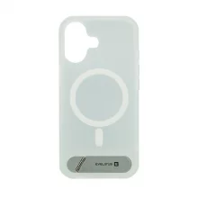 Evelatus Rubber Coated MagSafe With Stand ümbris, Apple iPhone 17, hõbe