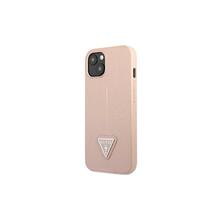 Telefoniümbris Guess GUHCP14LPSATLP Saffiano Triangle Logo, Apple iPhone 14 Pro, roosa