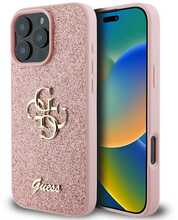 Telefoniümbris Guess GUHCP16XHG4SGP Fixed Glitter Big 4G, Apple iPhone 16 Pro Max, roosa