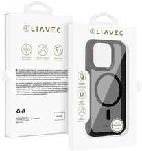 Liavec Hybrid Smoke MagSafe ümbris, Apple iPhone 15 Pro Max, hall