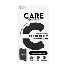 Telefoniümbris PanzerGlass CARE Fashion Case, Apple iPhone 16 Plus, must