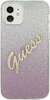 Telefoniümbris Guess GUHCP12SPCUGLSPI Glitter Gradient Script, Apple iPhone 12 mini, roosa