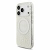 Telefoniümbris Guess IML Flowers Electro Pearl Strap MagSafe, Apple iPhone 17 Pro, valge