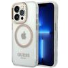 Telefoniümbris Guess Metal Outline MagSafe GUHMP14XHTRMD, Apple iPhone 14 Pro Max, kuldne
