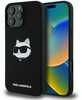 Telefoniümbris Karl Lagerfeld Liquid silikon Choupette Head KLHMP16LSCHPPLK, Apple iPhone 16 Pro, must