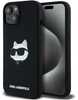 Karl Lagerfeld Silicone MagSafe ümbris KLHMP15MSCHPPLK, Apple iPhone 15 Plus/14 Plus, must