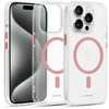 Telefoniümbris Liavec Glossy MagSafe Clear, Apple iPhone 15 Pro Max, roosa
