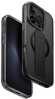 Telefoniümbris UNIQ Heldro Max Magclick Charging, Apple iPhone 16 Pro 6.3, must/vapour smoke