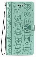 Telefoniümbris Reach Cat-Dog, Samsung A356 A35 5G, roheline