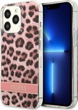 Guess GUHCP13LHSLEOP Leopard ümbris, Apple iPhone 13 Pro/13 6,1, roosa