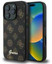 Telefoniümbris Guess Peony Script MagSafe GUHMP16LPGPYSK, Apple iPhone 16 Pro, must