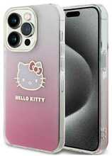 Telefoniümbris Hello Kitty IML Gradient Electrop Kitty Head HKHCP15LHDGKEP, Apple iPhone 15 Pro, roosa