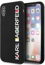 Telefoniümbris Karl Lagerfeld KLHCPXBHWHBK, Apple iPhone X/XS, must Glossy Bauhaus