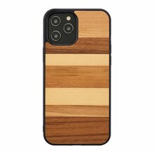 Telefoniümbris Man&Wood, Apple iPhone 12 Pro Max, sabbia black