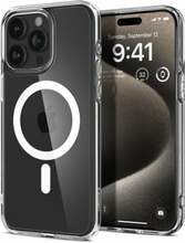 Telefoniümbris Spigen Ultra Hybrid Mag, Apple iPhone 15 Pro, valge