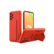 Wozinsky Kickstand Case silikoonümbris alusega, Samsung Galaxy A13 5G, punane