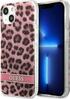 Guess GUHCP13SHSLEOP Leopard ümbris, Apple iPhone 13 Mini, roosa