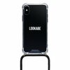 Telefoniümbris Lookabe Necklace iPhone X/Xs, kuldmust (loo003)