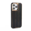 Nahast ümbris iLike Customized, Apple iPhone 15 Pro, must