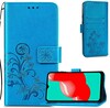 Telefoniümbris Reach Flower Book, Samsung Galaxy A56 5G, sinine