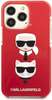 Telefoniümbris Karl Lagerfeld KLHCP13LTPE2TR, Apple iPhone 13 Pro, punane