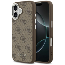 Telefoniümbris Guess 4G Classic Logo MagSafe, Apple iPhone 17, pruun