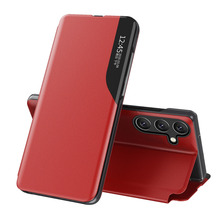 Telefoniümbris Hurtel Eco Leather View Case, Samsung Galaxy A36, punane