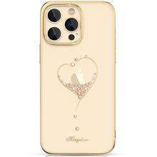 Kingxbar Wish Series silikoonümbris Swarovski kristallidega, Apple iPhone 14 Plus, kuldne