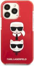 Telefoniümbris Karl Lagerfeld KLHCP13LTPE2TR, Apple iPhone 13 Pro, punane