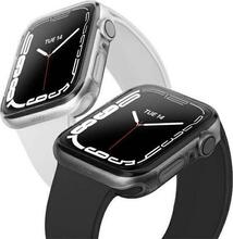 UNIQ Glase korpus Apple Watch Series 7/8/9 41mm, Dual Pack, läbipaistev ja hall