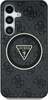 Telefoniümbris Guess 4G Glitter Triangle Buttons MagSafe, Samsung Galaxy S25 Ultra, must