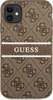 Telefoniümbris Guess GUHCN614GDBR 4G Printed Stripe, Apple iPhone 11, pruun