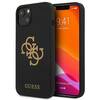 Telefoniümbris Guess GUHCP13SLS4GGBK Silicone 4G Logo, Apple iPhone 13 mini, must