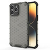 Hurtel Honeycomb telefoniümbris, Apple iPhone 14 Pro, soomustatud hübriid, must