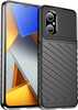 Telefoniümbris Hurtel Thunder Case, Xiaomi Poco M4 5G, must