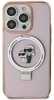 Telefoniümbris Karl Lagerfeld Ring Stand Karl&Choupette MagSafe KLHMP15SHMRSKCP, Apple iPhone 15 6.1, roosa