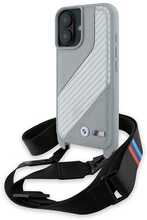 Telefoniümbris BMW BMHCP16S23PSCCG M Edition Carbon Stripe & Strap, Apple iPhone 16, hall