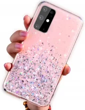 Telefoniümbris Fusion Accessories Glue Glitter Back Case, Apple iPhone 11 Pro, roosa