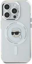 IML Karl Head Metal Frame MagSafe kate, Apple iPhone 15 Pro Max, läbipaistev
