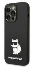 Karl Lagerfeld Silicone Choupette KLHCP14XSNCHBCK ümbris, Apple iPhone 14 Pro Max, must