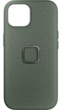 Telefoniümbris Peak Design Mobile Everyday Fabric Case M-MC-BJ-SG-1, Apple iPhone 15 Plus, salvei
