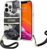 Telefoniümbris Guess GUHCP13LKCABBK Camo Strap Collection, Apple iPhone 13 Pro/13, must