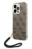 Telefoniümbris Guess GUOHCP14LH4STW 4G Print Strap, Apple iPhone 14 Pro, pruun