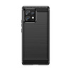 Silikoonümbris Hurtel Carbon Case, Motorola Edge 40 Pro, must
