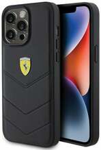 Telefoniümbris Ferrari FEHCP15XRDUK Hardcase Quilted Metal Logo, Apple iPhone 15 Pro Max, must