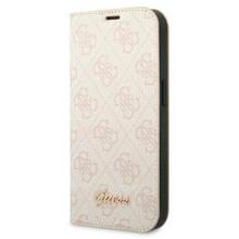 Telefoniümbris Guess Book 4G Vintage Gold Logo GUBKP14LHG4SHP, Apple iPhone 14 Pro, roosa