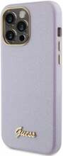 Telefoniümbris Guess Glitter Glossy Script GUHCP15XPGMCSL, Apple iPhone 15 Pro Max, lilla