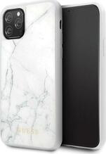 Telefoniümbris Guess GUHCN58HYMAWH Marble, Apple iPhone 11 Pro, valge