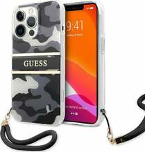 Telefoniümbris Guess GUHCP13LKCABBK Camo Strap Collection, Apple iPhone 13 Pro/13, must